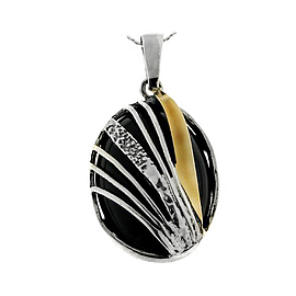 Silver and Gold Pendant