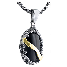 Silver and Gold Pendant