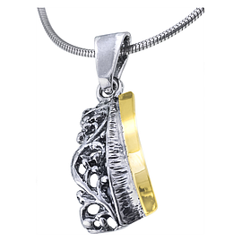 Silver and Gold Pendant