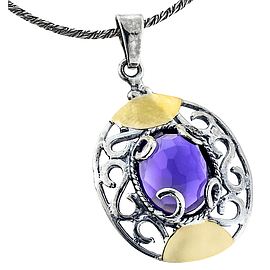 Silver and Gold Pendant