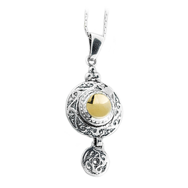 Silver and Gold Pendant