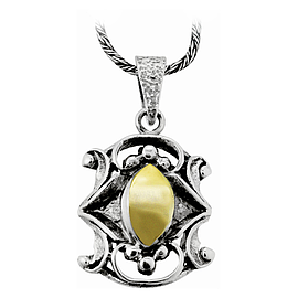 Silver and Gold Pendant