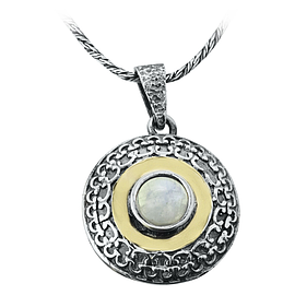 Silver and Gold Pendant