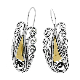 Silver and Gold Earrings