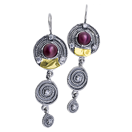 Silver and Gold Earrings