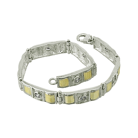 Silver and Gold Bracelet