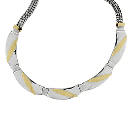 Silver and Gold Necklace