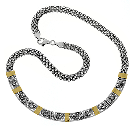 Silver and Gold Necklace