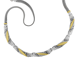 Silver and Gold Necklace