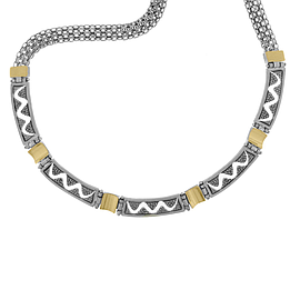 Silver and Gold Necklace