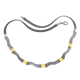 Silver and Gold Necklace