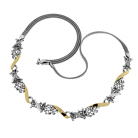 Silver and Gold Necklace