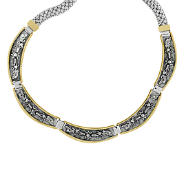 Silver and Gold Necklace