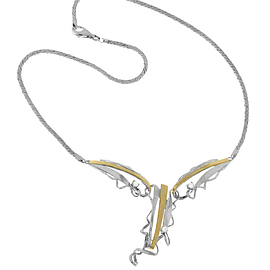 Silver and Gold Necklace