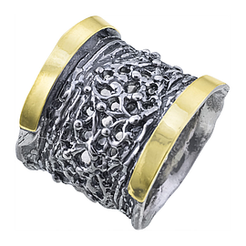 Silver and Gold Ring