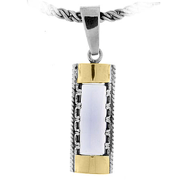 Silver and Gold Pendant