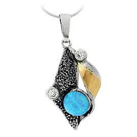 Silver and Gold Pendant