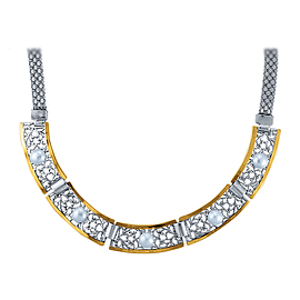 Silver and Gold Necklace