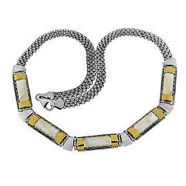 Silver and Gold Necklace