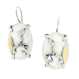 Silver and Gold Earrings