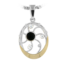 Silver and Gold Pendant