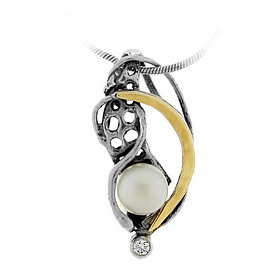 Silver and Gold Pendant