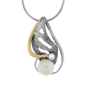 Silver and Gold Pendant