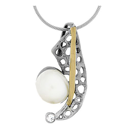 Silver and Gold Pendant