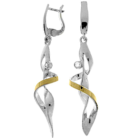 Silver and Gold Earrings