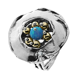 Silver and Gold Ring