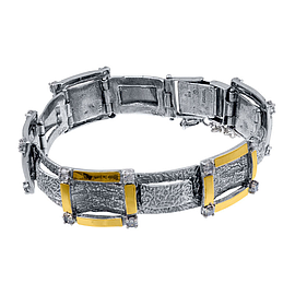 Silver and Gold Bracelet