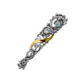 Silver and Gold Brooch