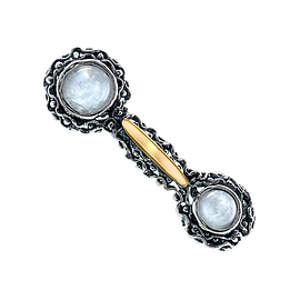 Silver and Gold Brooch