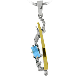 Silver and Gold Pendant