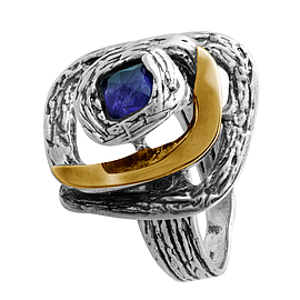 Silver and Gold Ring