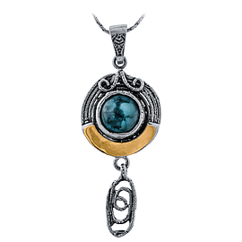 Silver and Gold Pendant