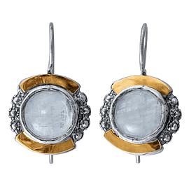 Silver and Gold Earrings