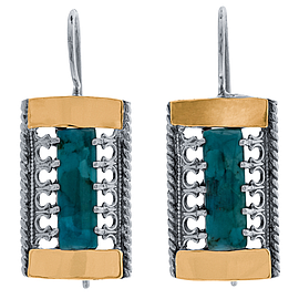 Silver and Gold Earrings