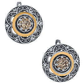 Silver and Gold Earrings