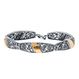 Silver and Gold Bracelet