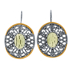 Silver and Gold Earrings