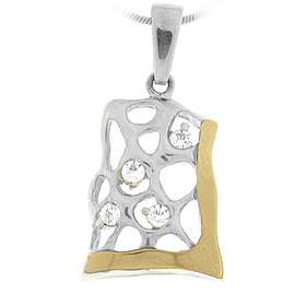 Silver and Gold Pendant
