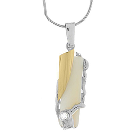 Silver and Gold Pendant
