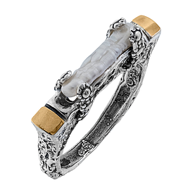 Silver and Gold Ring