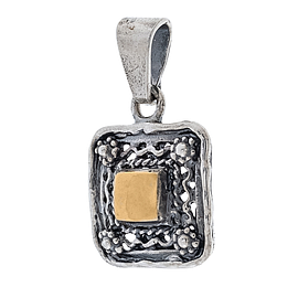 Silver and Gold Pendant