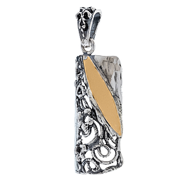 Silver and Gold Pendant