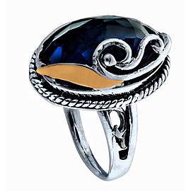 Silver and Gold Ring