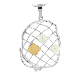 Silver and Gold Pendant