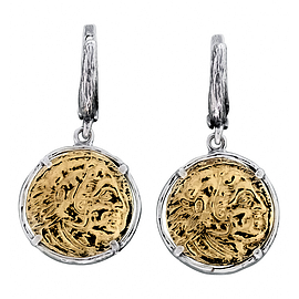 Silver Earrings with gold plating