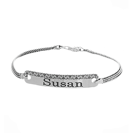 Silver Name Bracelet